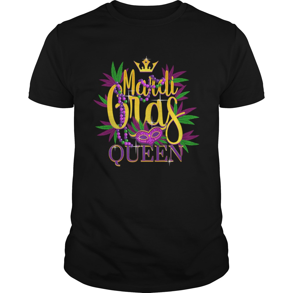 Mardi Gras Queen 2020 Fun Costume Gift For Mardi Gras shirt