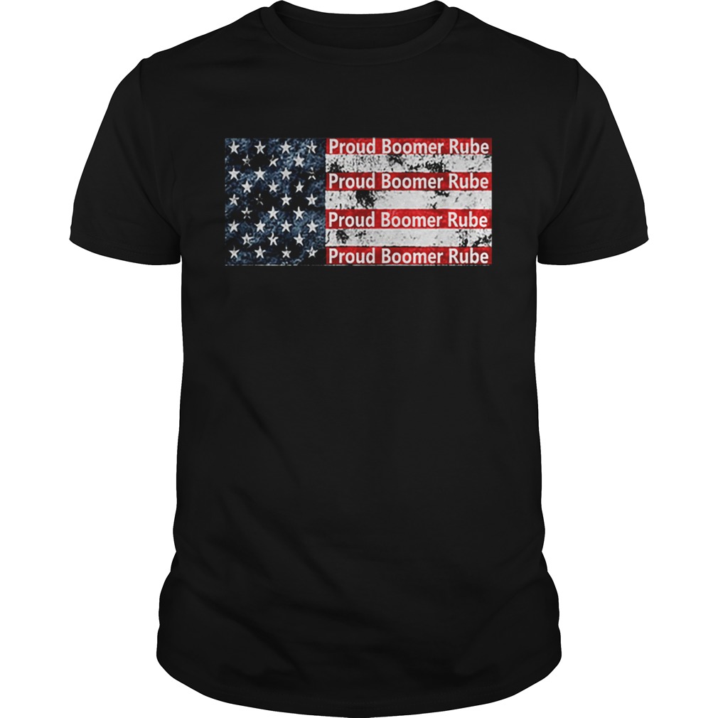 Proud Boomer Rube Trump 2020 American Flag shirt