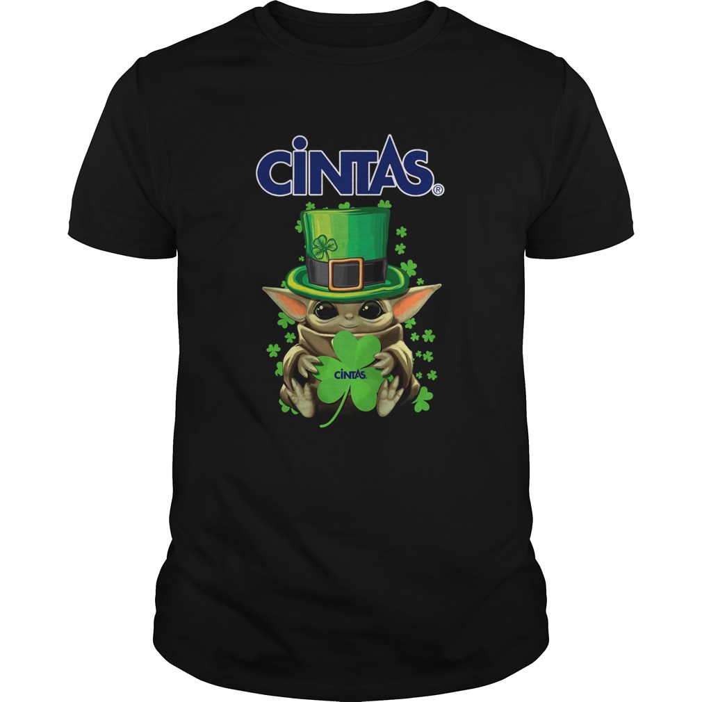 Baby Yoda Cintas Shamrock St.Patrick’s Day Shirt