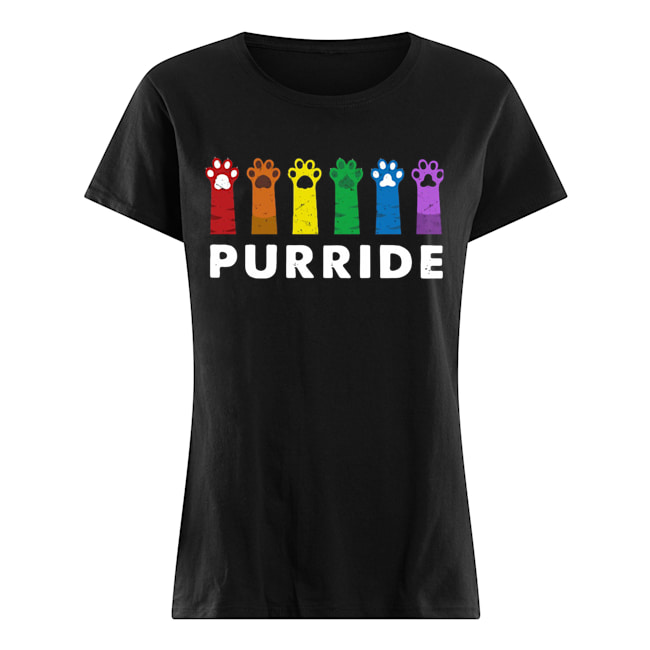 Paws Cat Purride Shirt