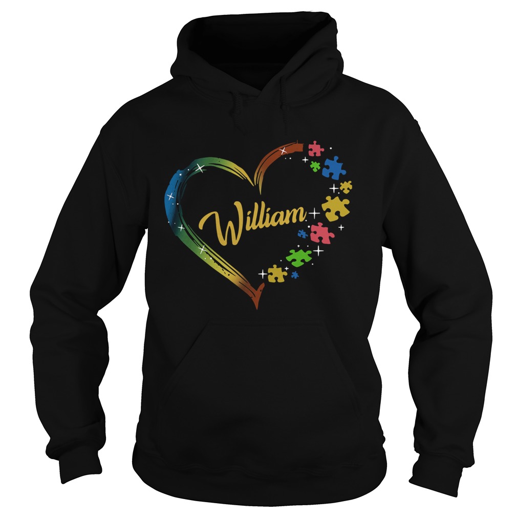 Autism Puzzle Heart Personalized Hoodie