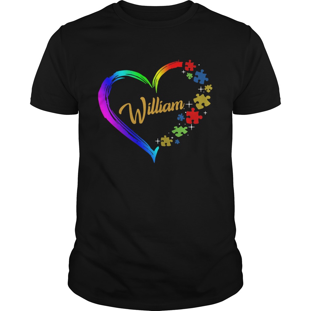 Autism Puzzle Heart Personalized shirt