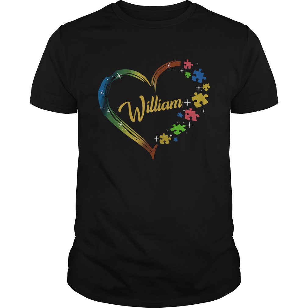 Autism Puzzle Heart Personalized shirt