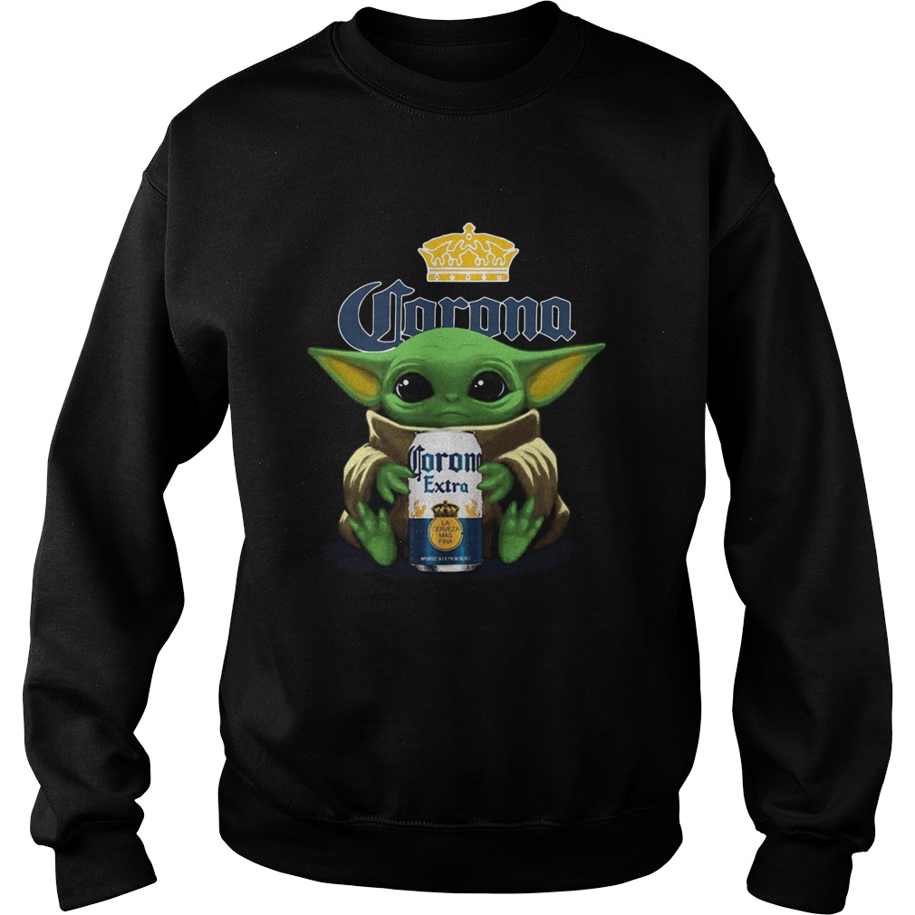 Baby Yoda Hug Corona Extra Sweatshirt