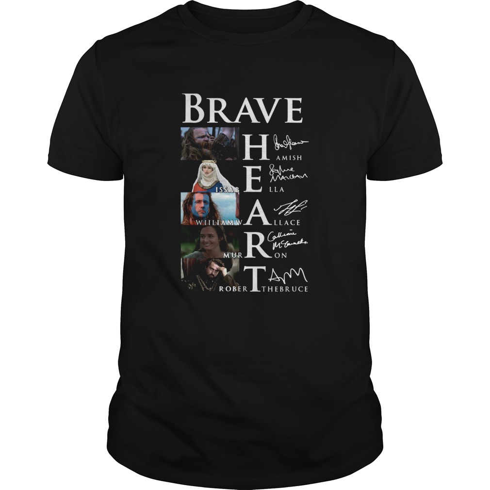 Brave Hamish Isabella William Wallace Murron Robert The Bruce Signatures shirt