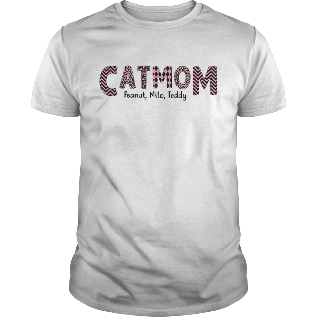 Cat Mom Slogan Pattern Personalized shirt