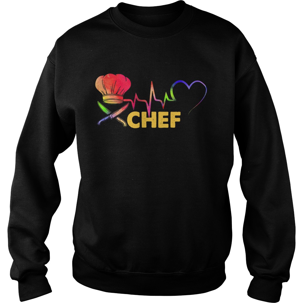 Chef heartbeat Sweatshirt