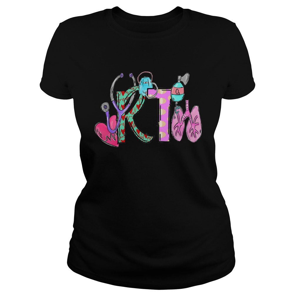 Heart Oxygen Lungs Respiratory Therapist Classic Ladies