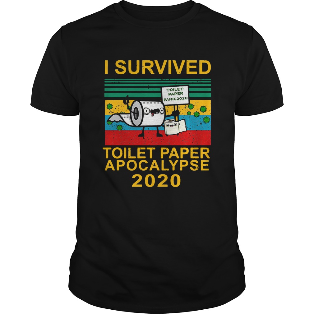 I survived toilet paper apocalypse 2020 vintage shirt