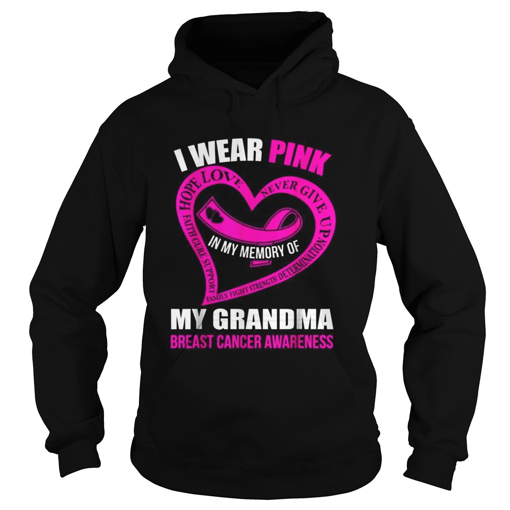 In my memory of my grandma BREAST CANCER AWARENESS Hoodie