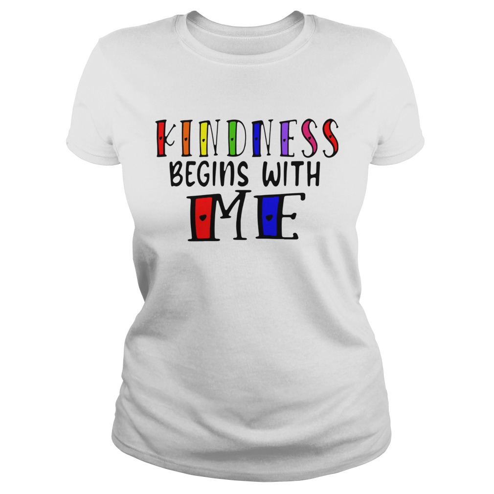 Kindness Begins With Me Autism Awareness Be Kind Classic Ladies