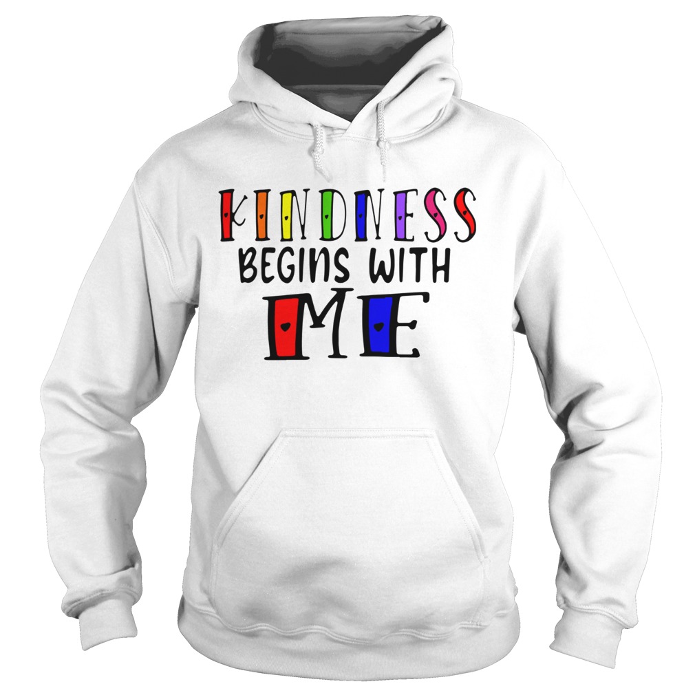 Kindness Begins With Me Autism Awareness Be Kind Hoodie