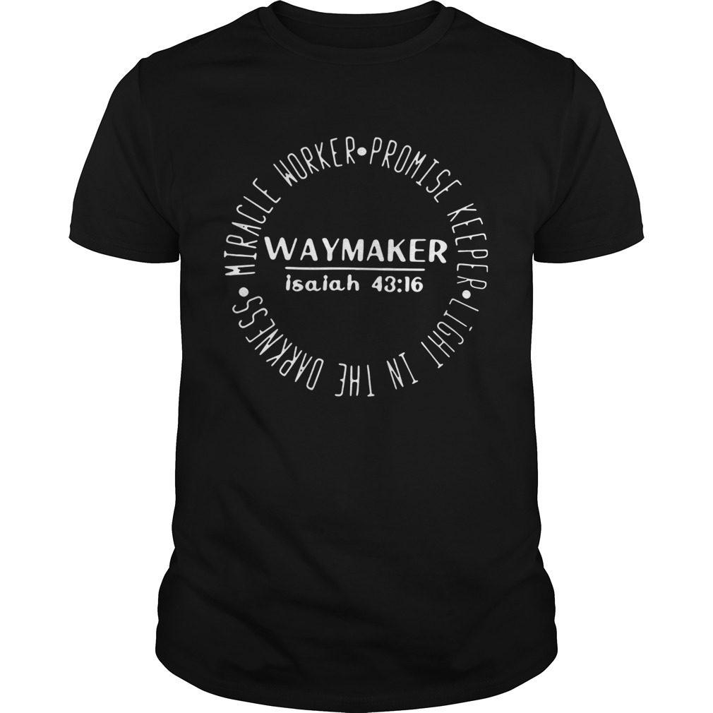 Miracle Worker Promise Keeper Waymaker shirt