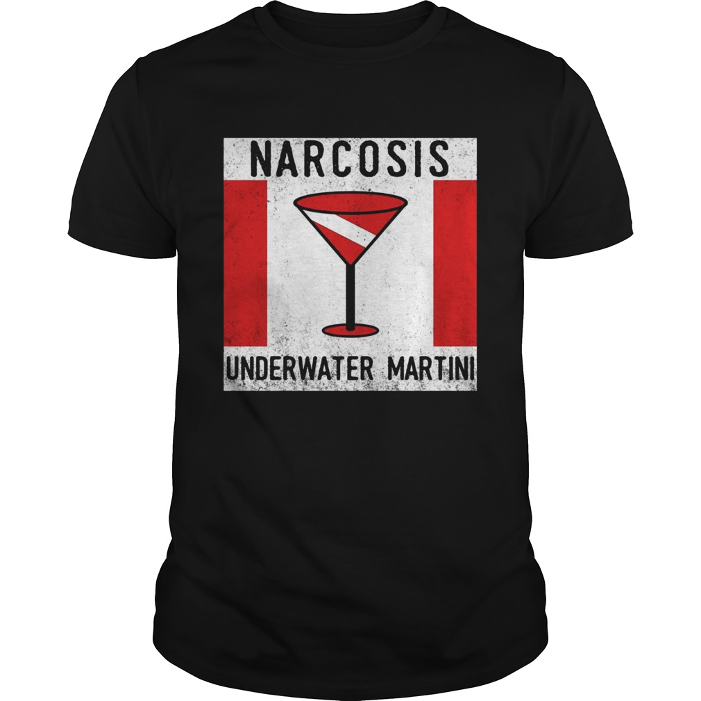 Narcosis Underwater Martini shirt