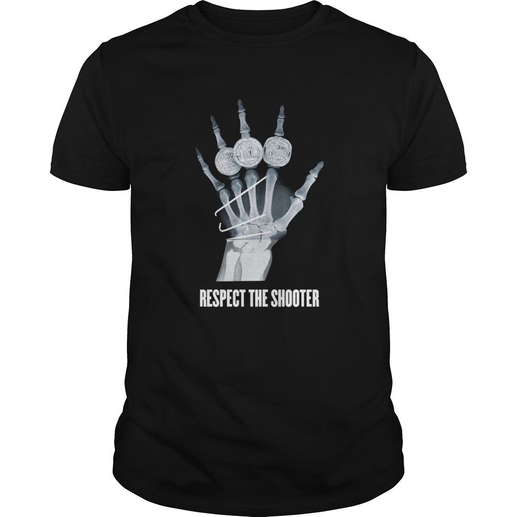 Warriors Stephen Curry broken hand xray respect the shooter shirt