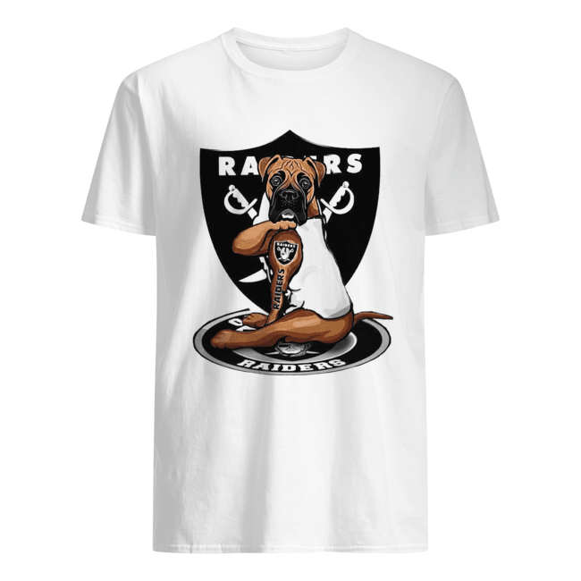 Boxer Tattoo Oakland Raiders shirt