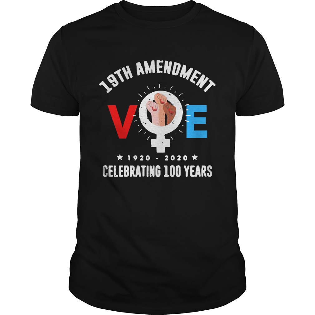 19th Amendment Voe Women Right To Vote shirt