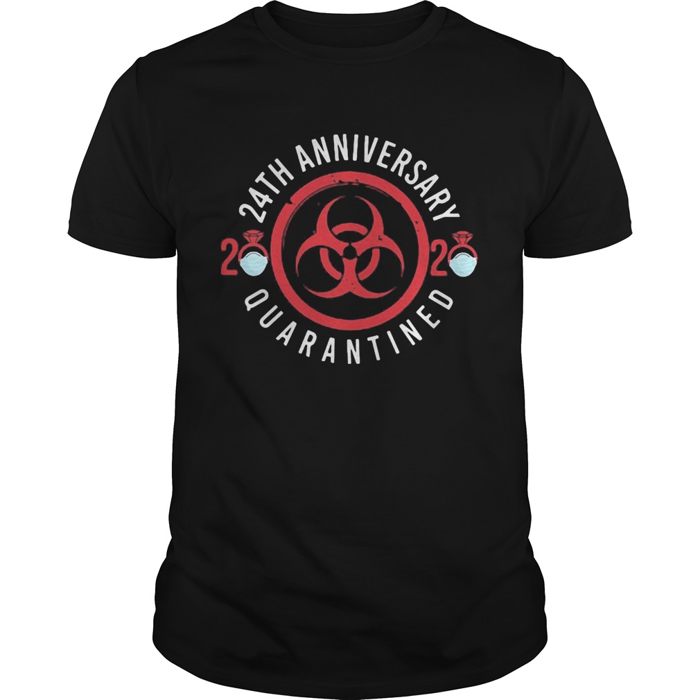 24th anniversary 2020 mask quarantined shirt