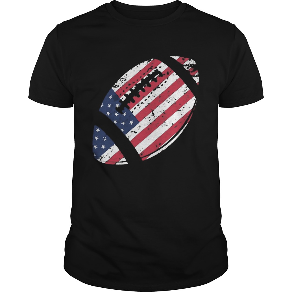 American Football 4th July American Flag Patriotic  Unisex