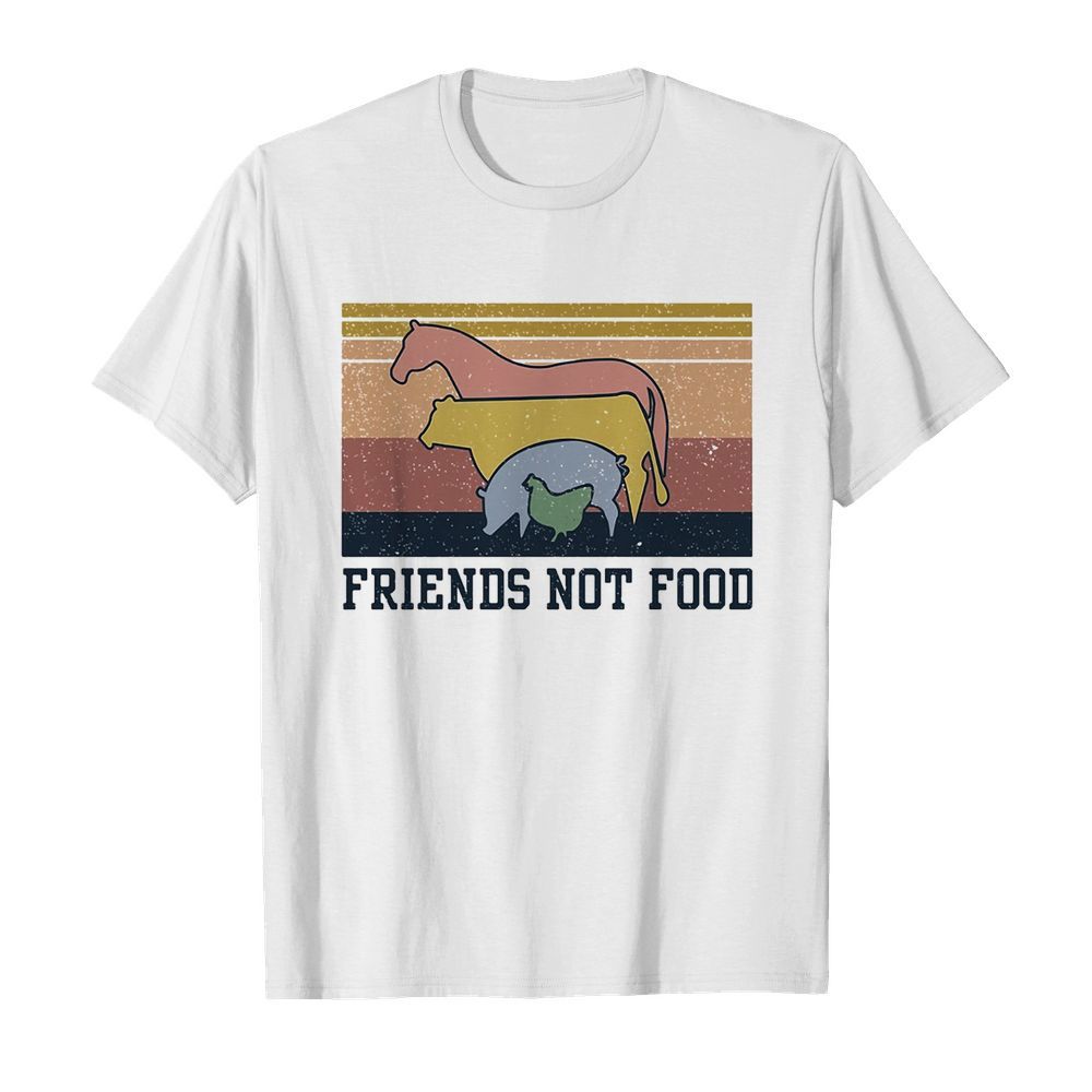 Animal Friends not food vintage shirt