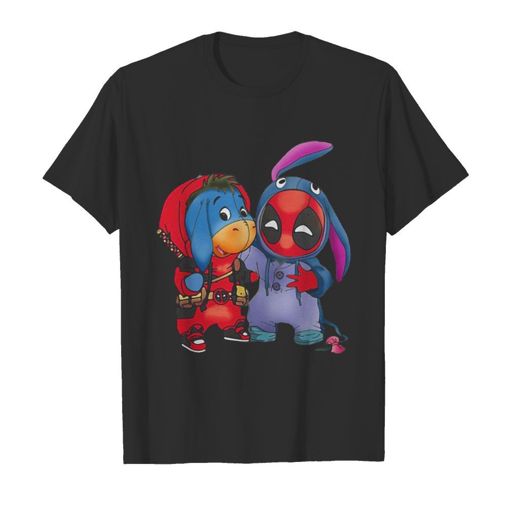 Baby Donkey and Deadpool shirt