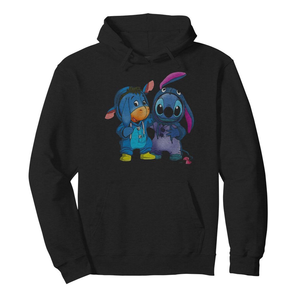 Baby Donkey and Stitch  Unisex Hoodie