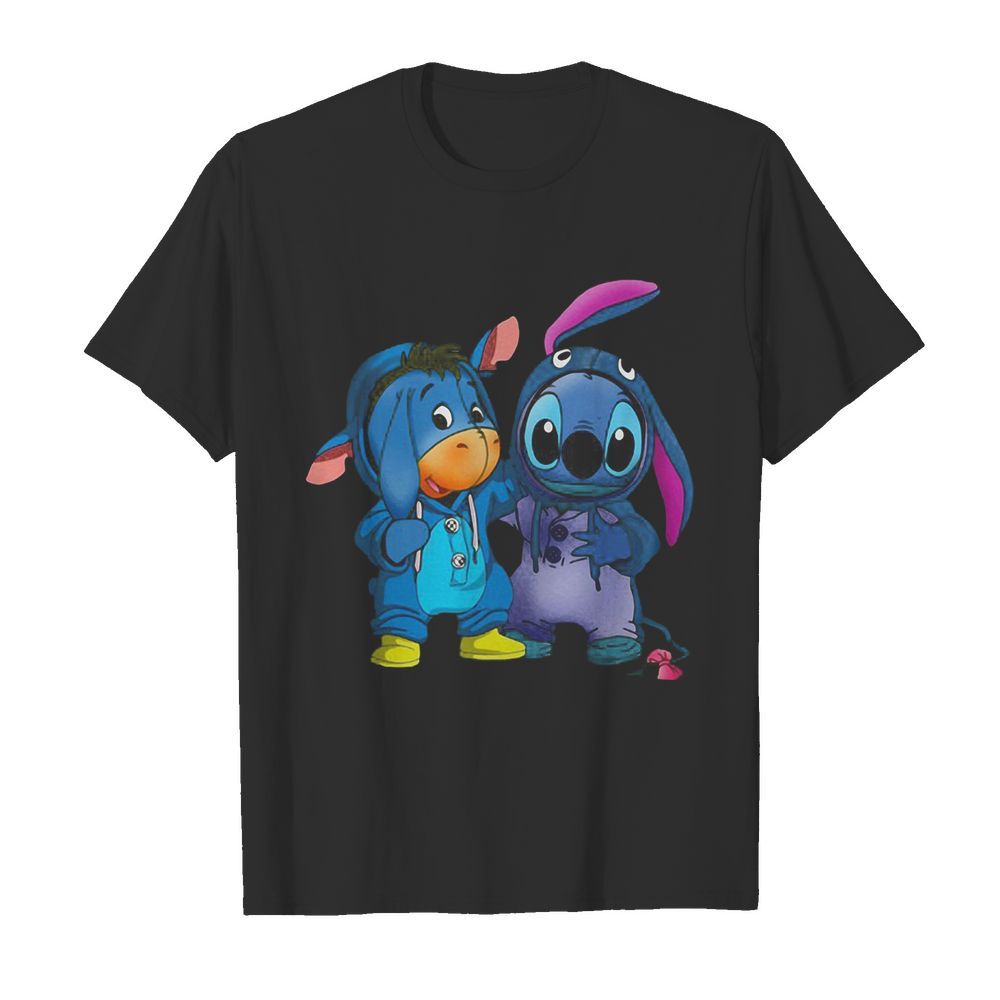 Baby Donkey and Stitch  Classic Men's T-shirt