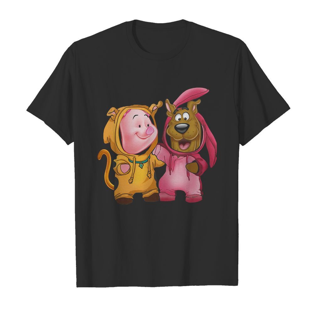 Baby Piglet and Scooby Doo shirt