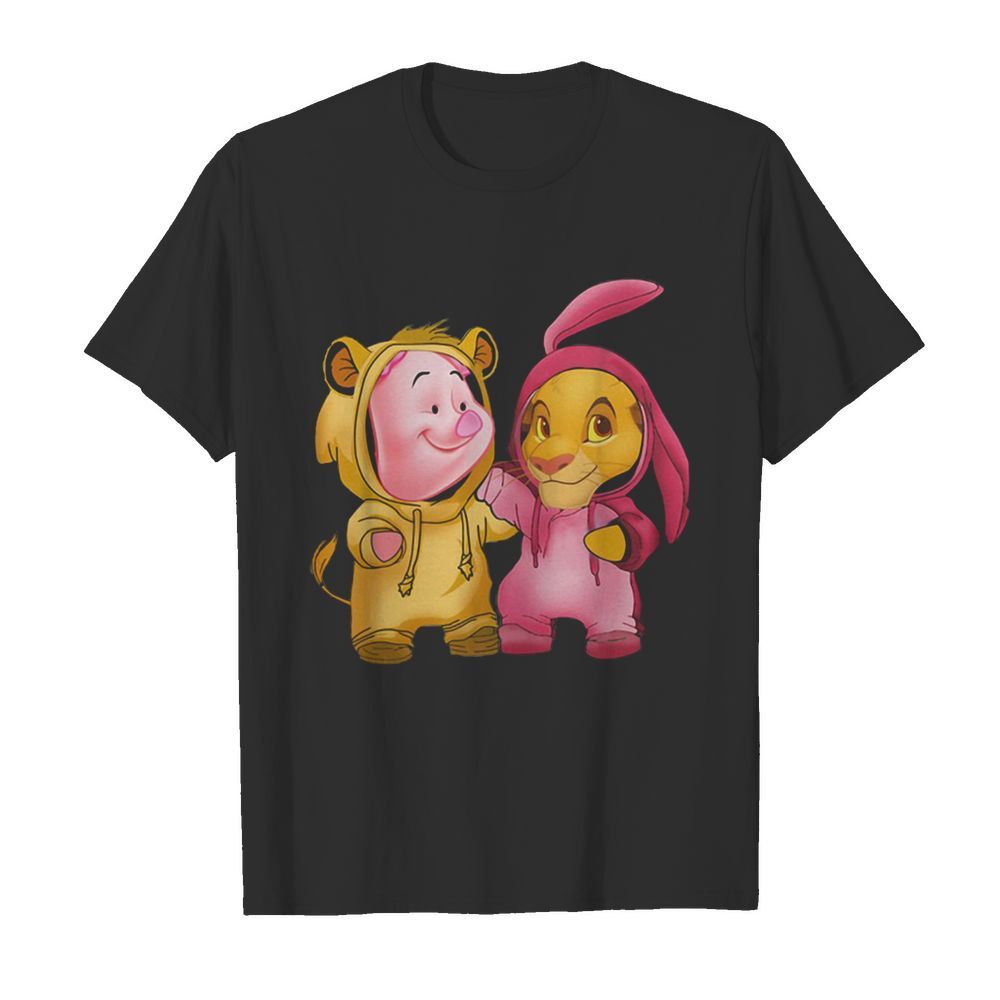 Baby Piglet and Simba shirt