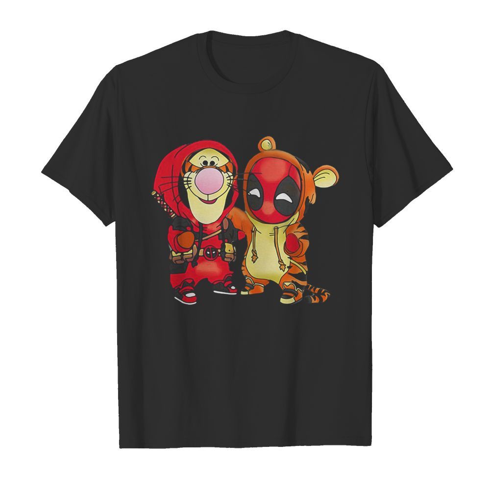 Baby Tigger and Deadpool shirt