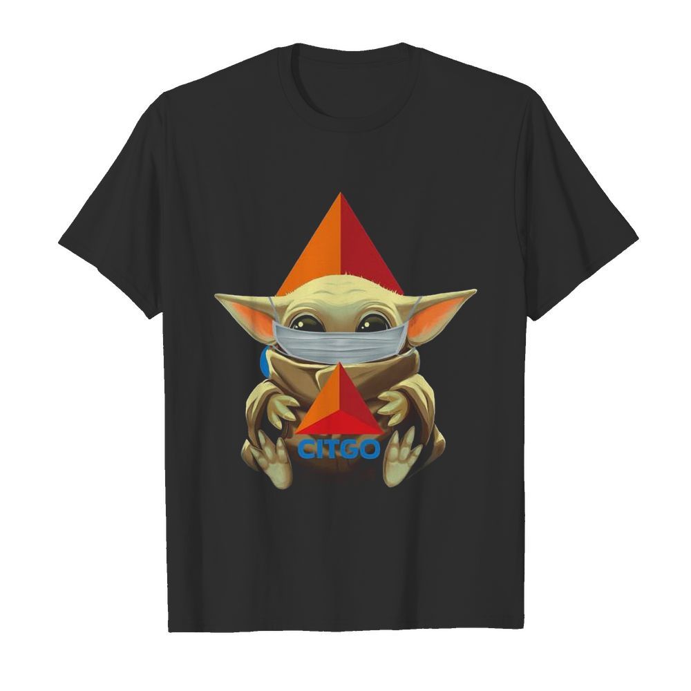 Baby Yoda Face Mask Citgo shirt