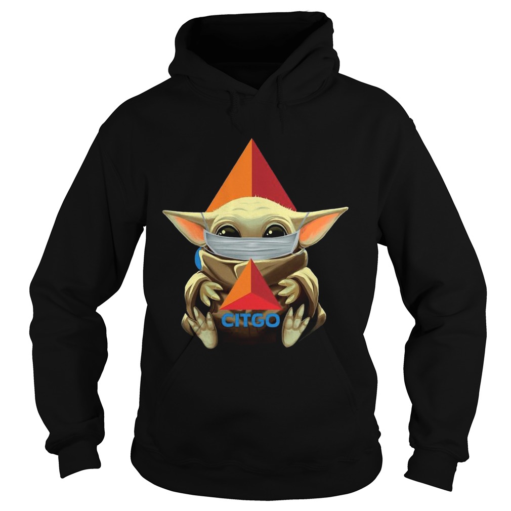 Baby Yoda Face Mask Citgo  Hoodie