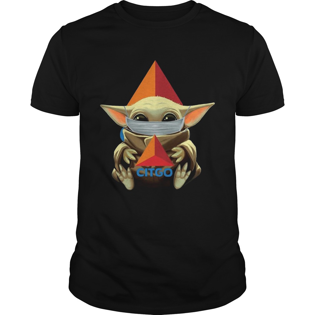 Baby Yoda Face Mask Citgo shirt