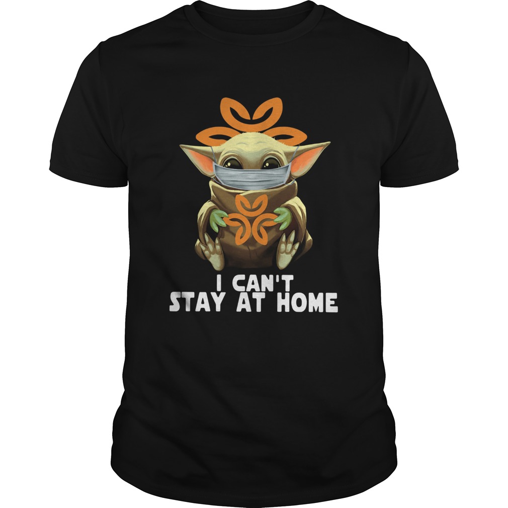 Baby Yoda Face Mask Dignity Health Cant Stay At Home shirt