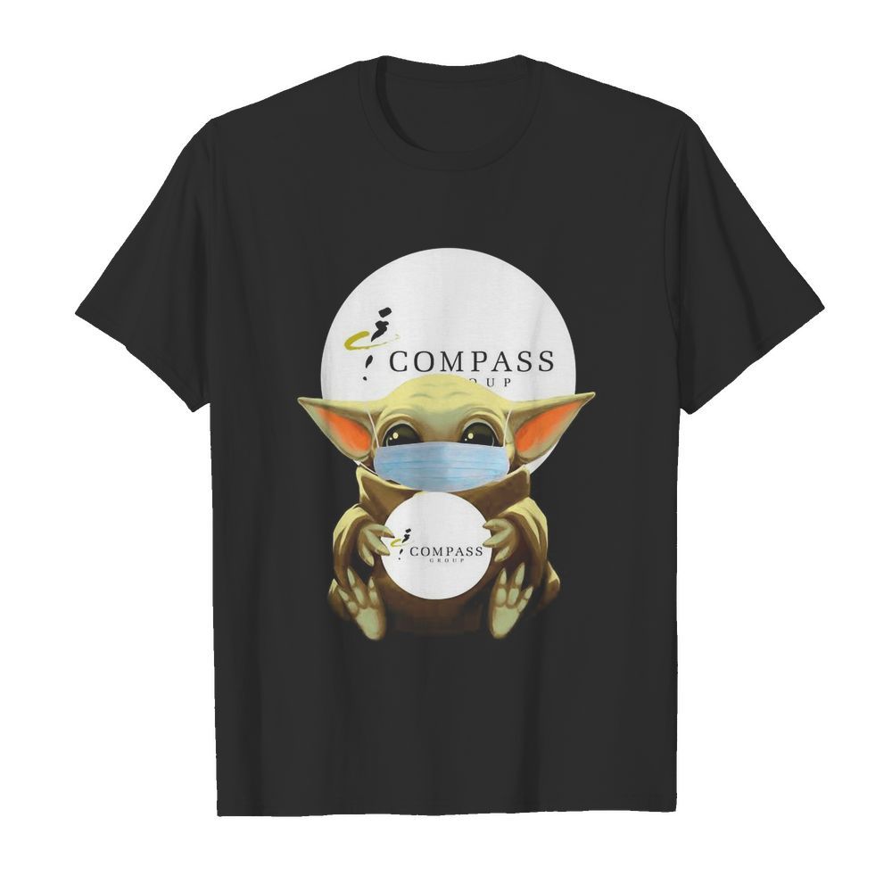 Baby Yoda Face Mask Hug Compass Group shirt