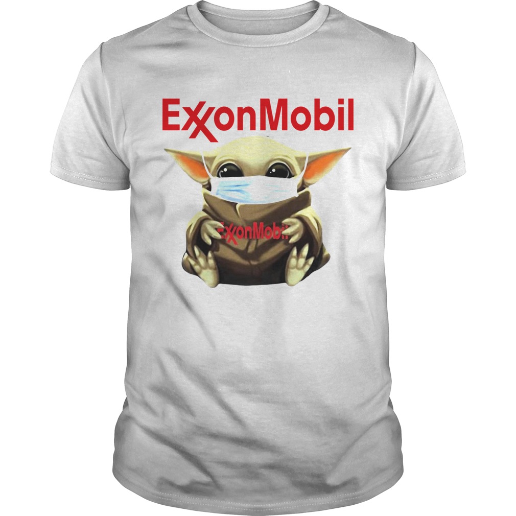 Baby Yoda Face Mask Hug Exxon Mobil  Unisex