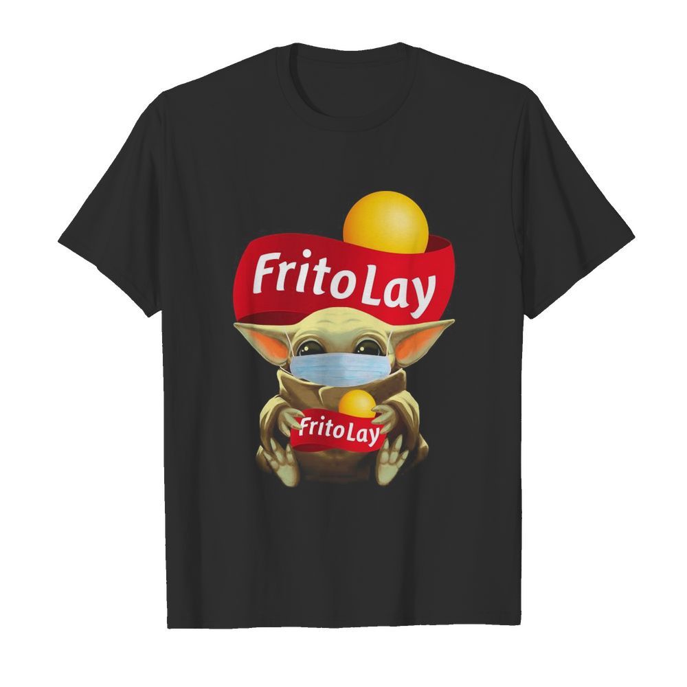 Baby Yoda Face Mask Hug Frito Lay shirt