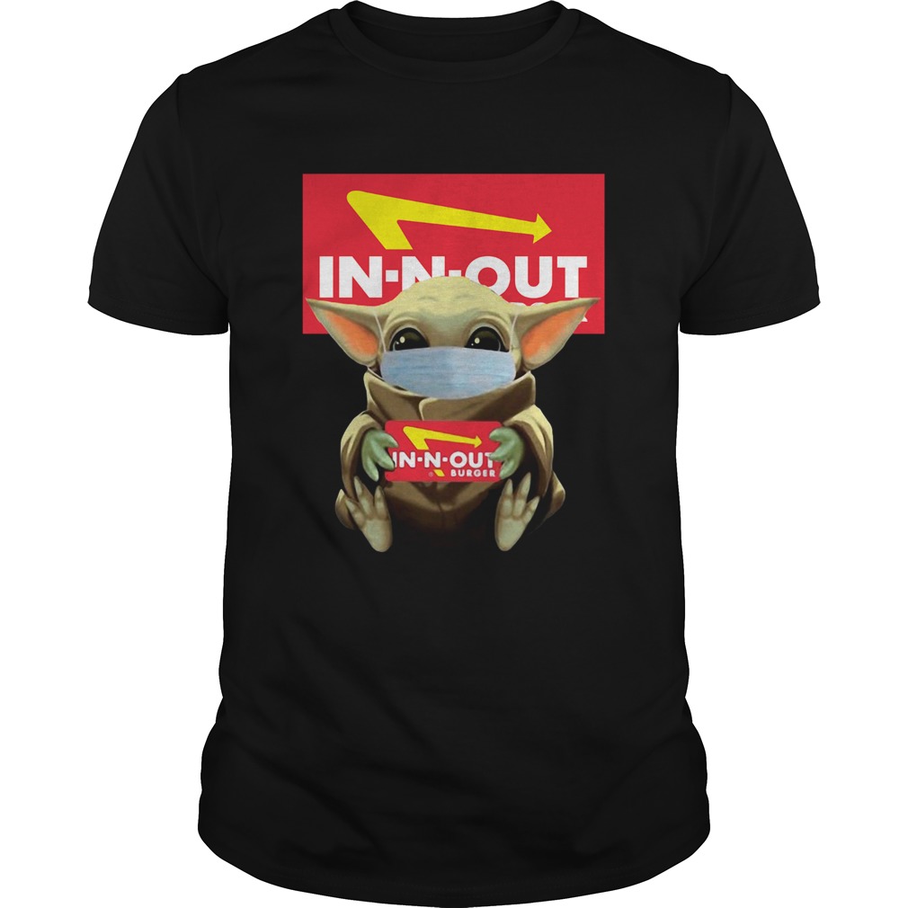 Baby Yoda Face Mask Hug InNOut shirt