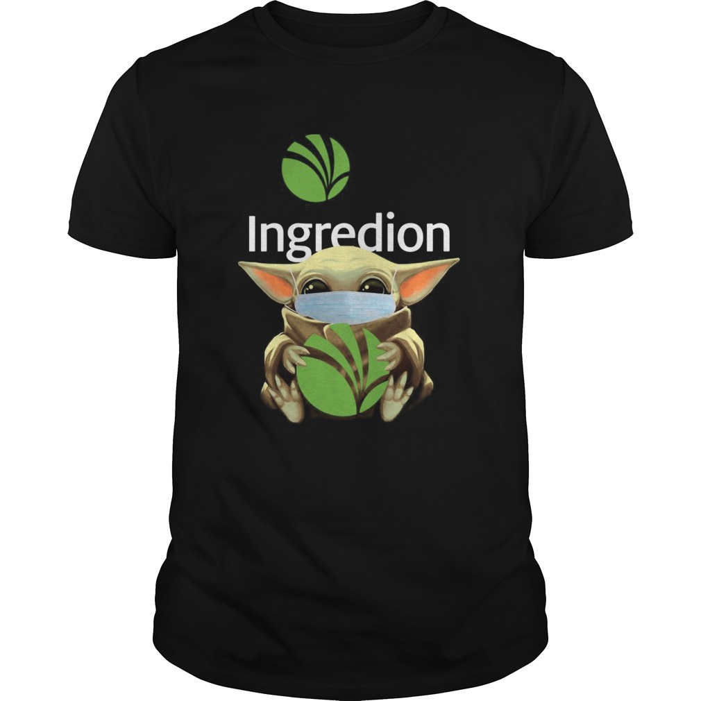 Baby Yoda Face Mask Hug Ingredion shirt