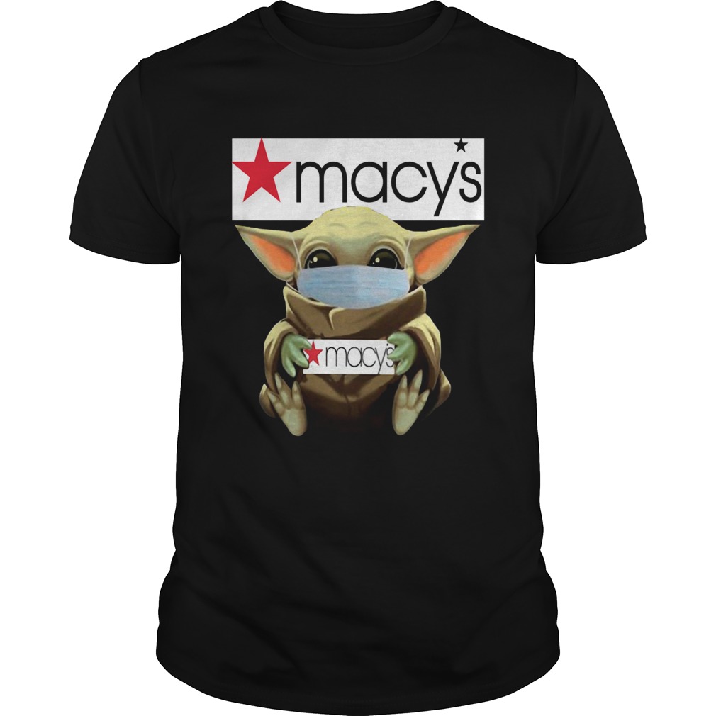 Baby Yoda Face Mask Hug Macys shirt