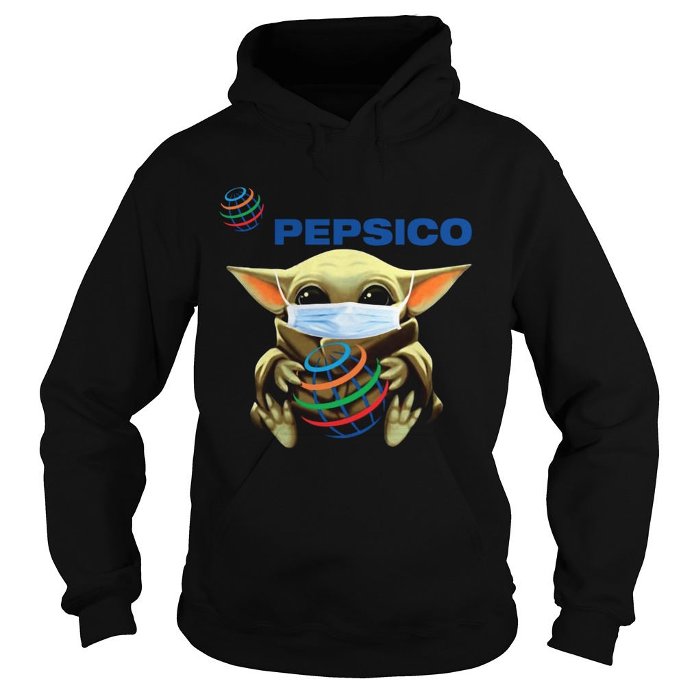 Baby Yoda Face Mask Hug Pepsico  Hoodie