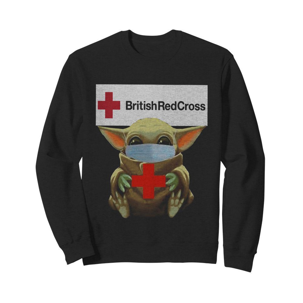 Baby Yoda Hug British Red Cross  Unisex Sweatshirt