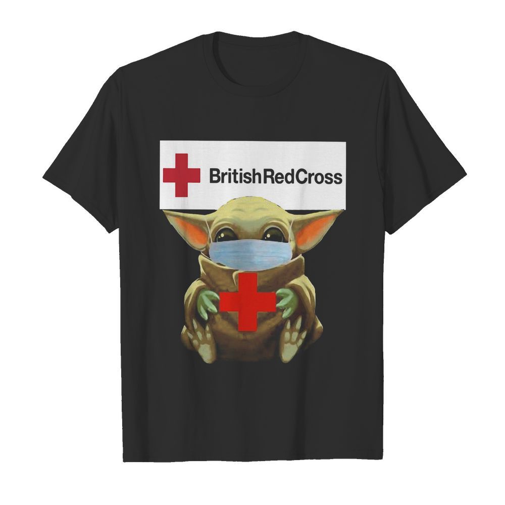 Baby Yoda Hug British Red Cross  Classic Men's T-shirt