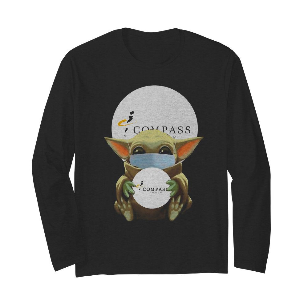 Baby Yoda Hug Compass Group  Long Sleeved T-shirt 