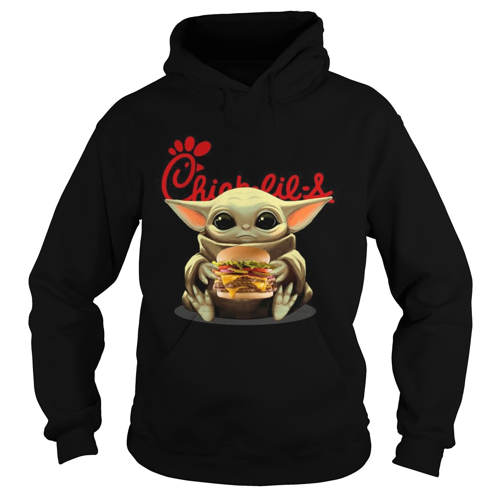 Baby Yoda Hug Hamburguesa Chickfila  Hoodie