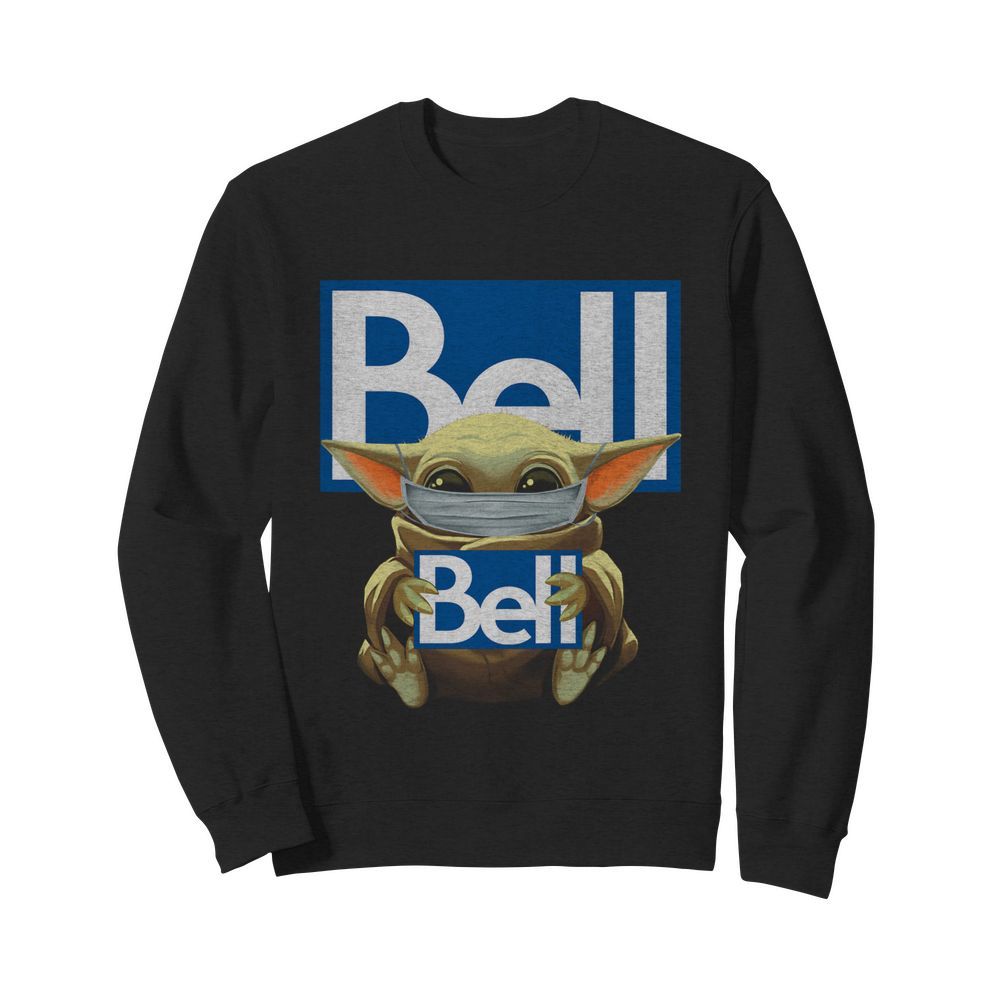 Baby Yoda Mask Hug Bell  Unisex Sweatshirt