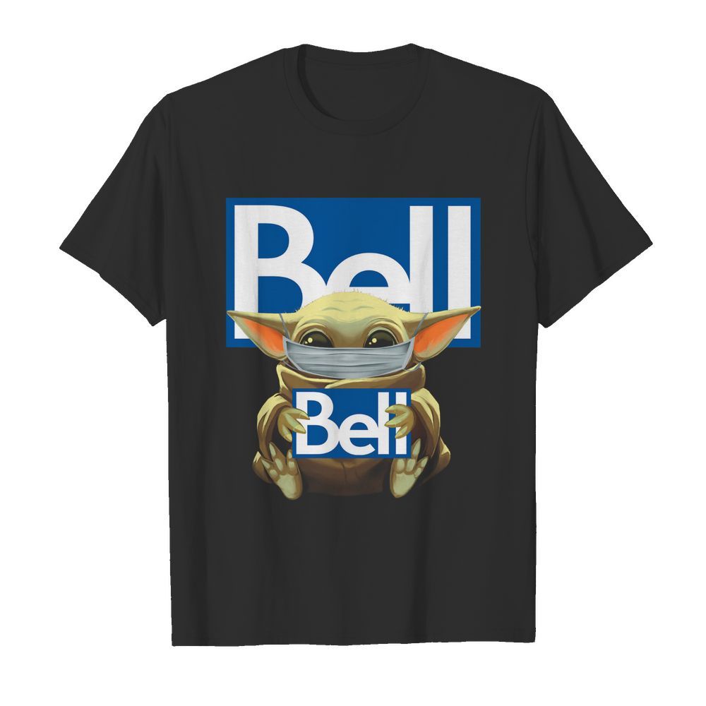 Baby Yoda Mask Hug Bell  Classic Men's T-shirt