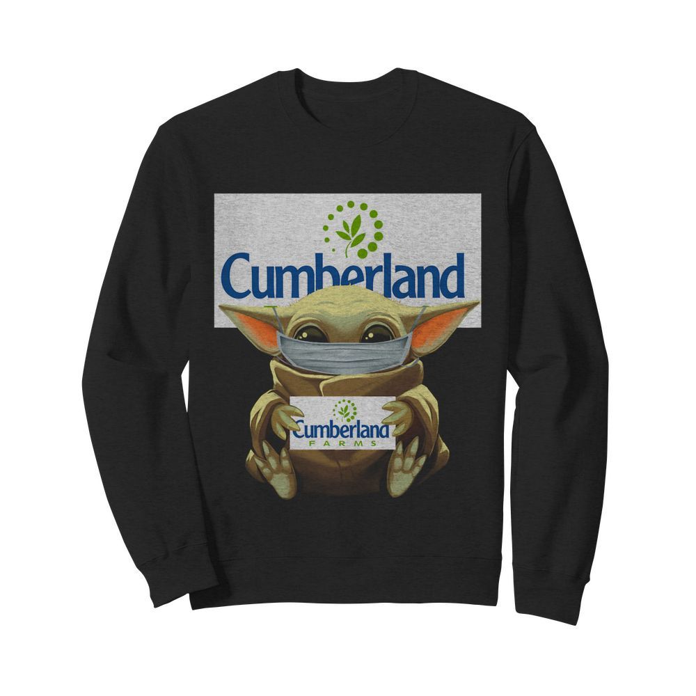 Baby Yoda Mask Hug Cumberland Farms  Unisex Sweatshirt