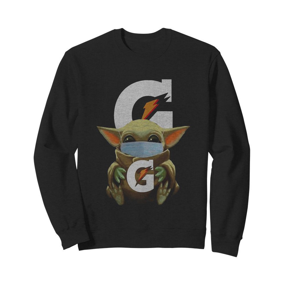 Baby Yoda Mask Hug Gatorade  Unisex Sweatshirt