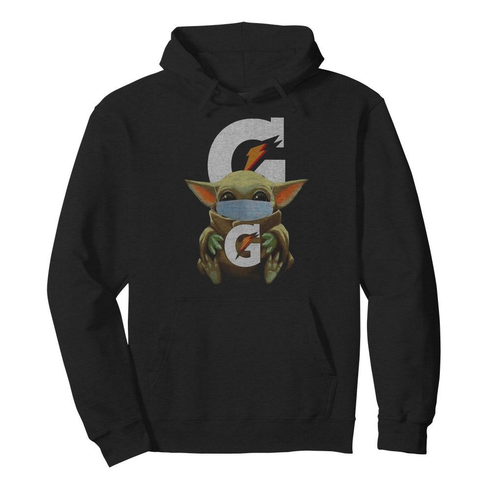 Baby Yoda Mask Hug Gatorade  Unisex Hoodie